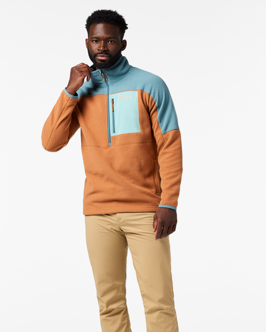 Abrazo Fleece Half-Zip Jacket - Men's - Everglade/Whiskey - US 9178
