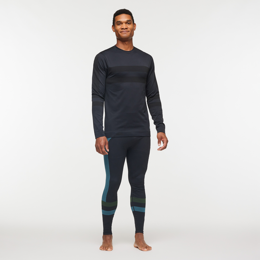 Debajo Seamless Baselayer Crew - Men's - Cotopaxi Black - US 1901
