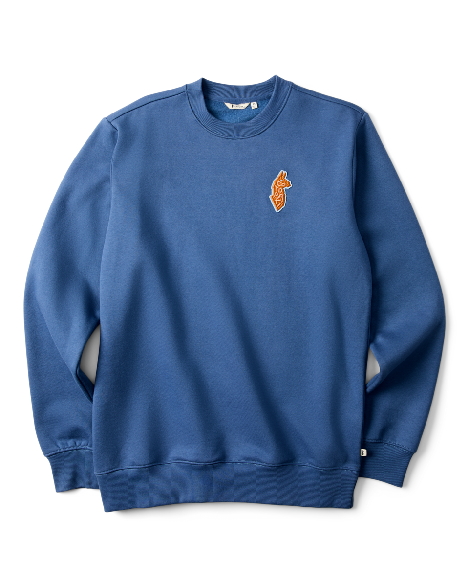 Lava Llama Crew Sweatshirt - Men's - Deep Sea - US 1356