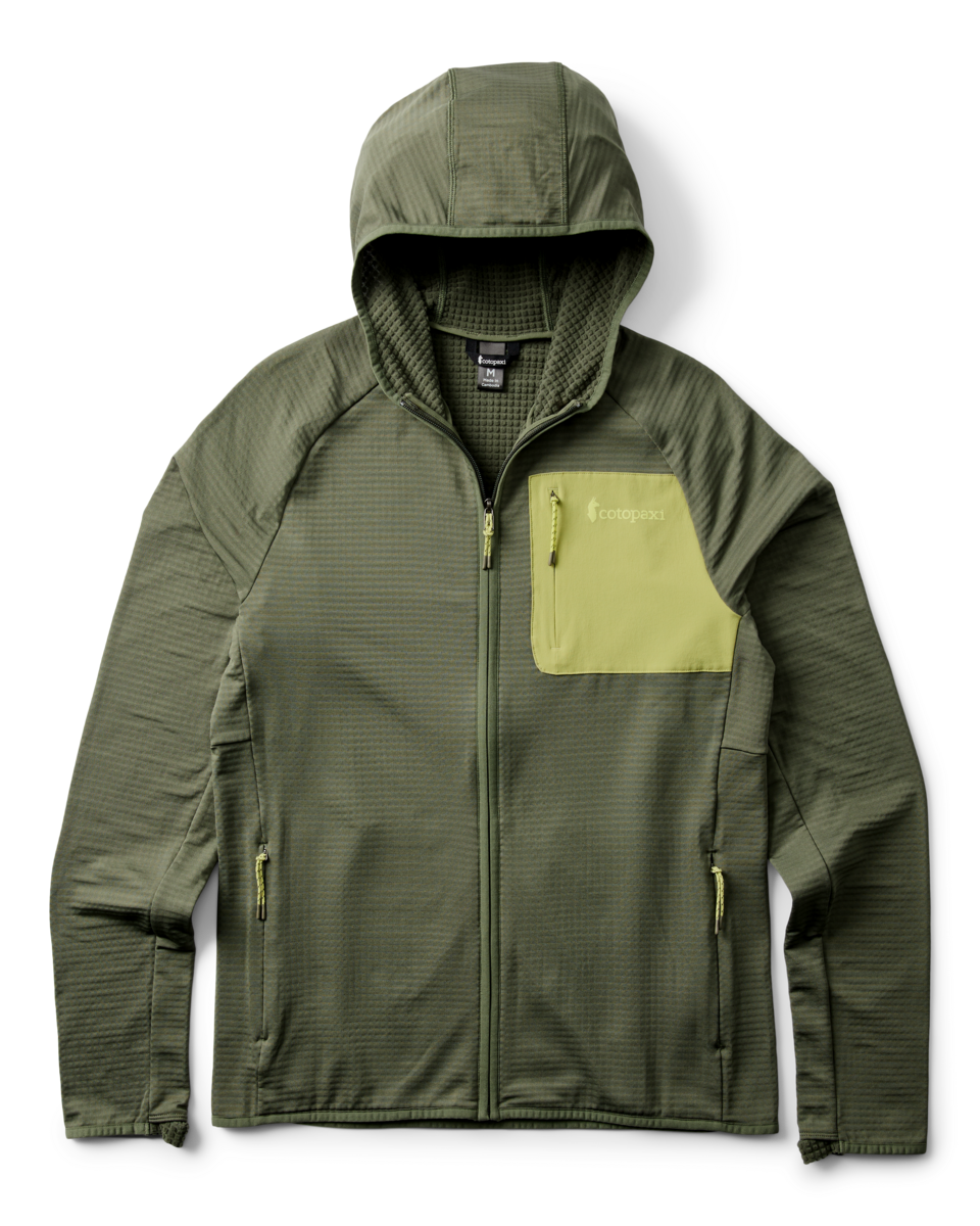 Otero Fleece Full-Zip Hooded Jacket - Men's - Fatigue - US 2249