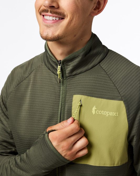 Otero Fleece Half-Zip Pullover - Men's - Fatigue - US 1761