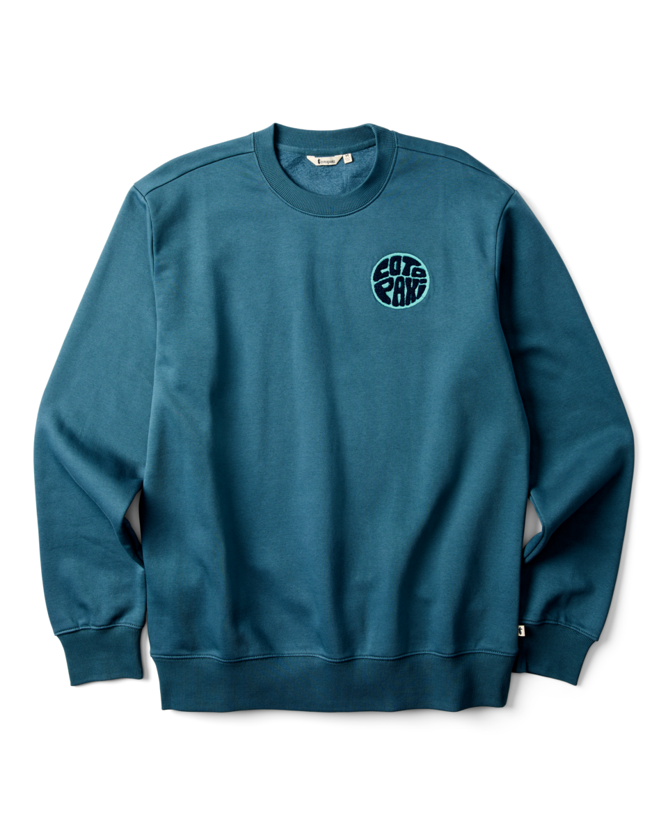 Trail To Sea Crew Sweatshirt - Men's - Ocean - US 8174