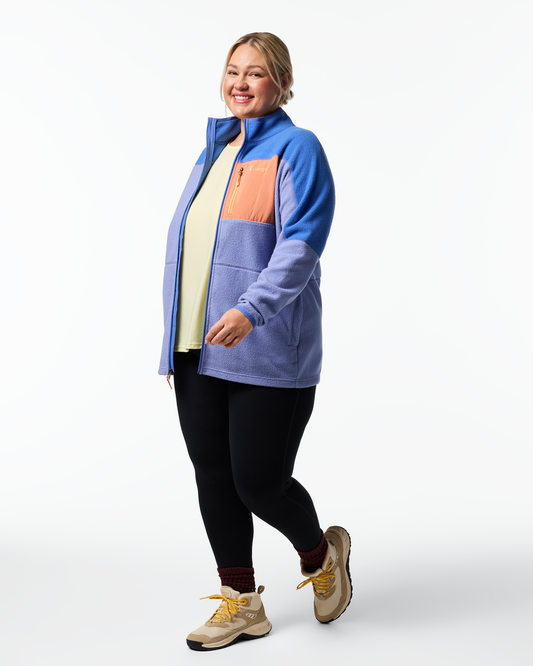 Abrazo Fleece Full-Zip Jacket - Women's - Azure/Aster - US 6116