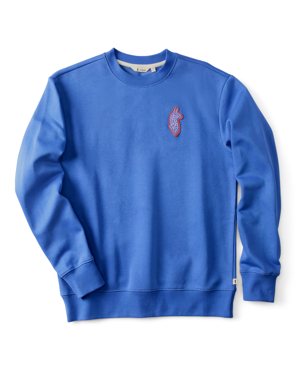 Lava Llama Crew Sweatshirt - Women's - Azure - US 6276