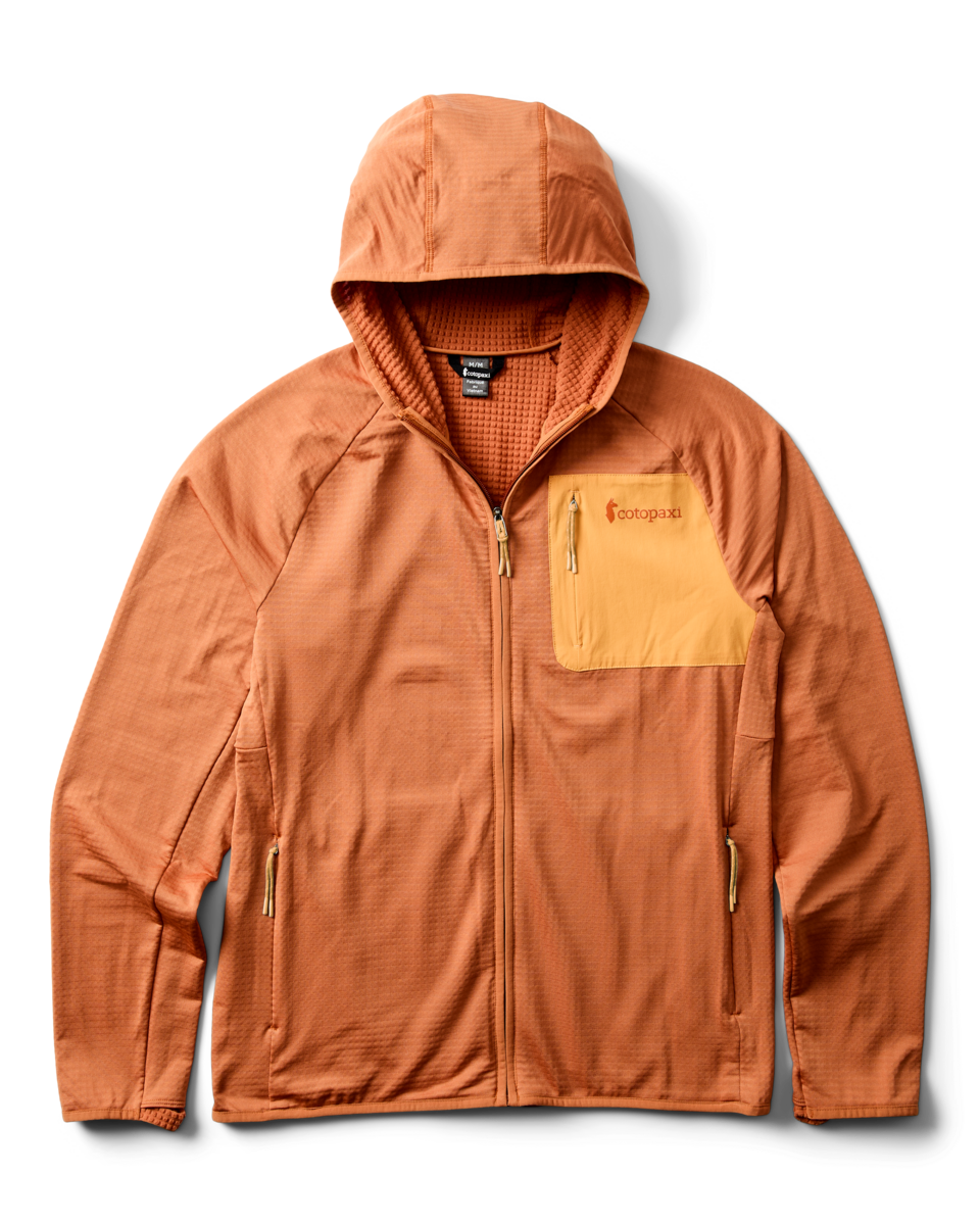 Otero Fleece Full-Zip Hooded Jacket - Men's - Whiskey - US 2307