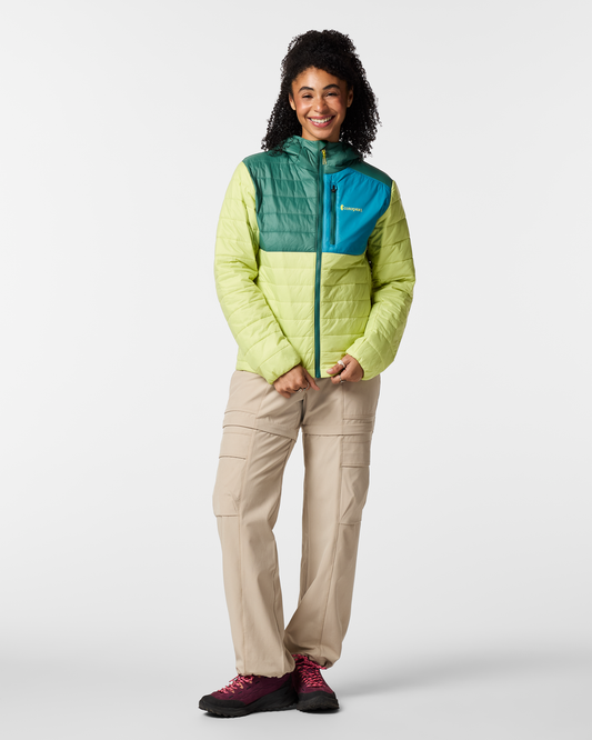 Acodo Insulated Hooded Jacket - Women's - Juniper/Firefly - US 3180