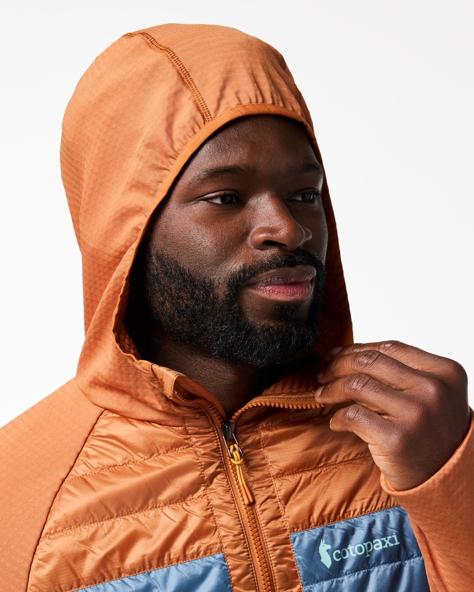 Capa Hybrid Insulated Hooded Jacket - Men's - Whiskey/Everglade - US 9929