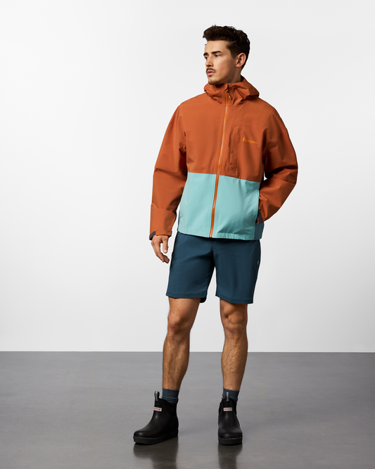 Cielo Rain Jacket - Men's - Whiskey/Tide Pool - US 4202