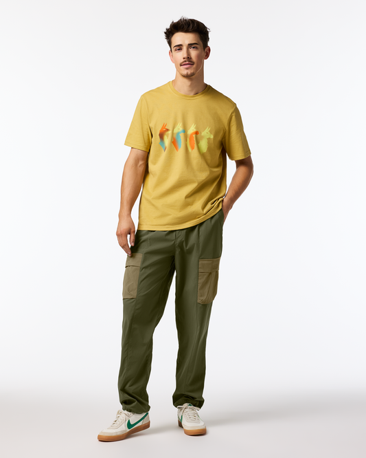 Cuatro Bitmap T-Shirt - Men's - Husk - US 4945