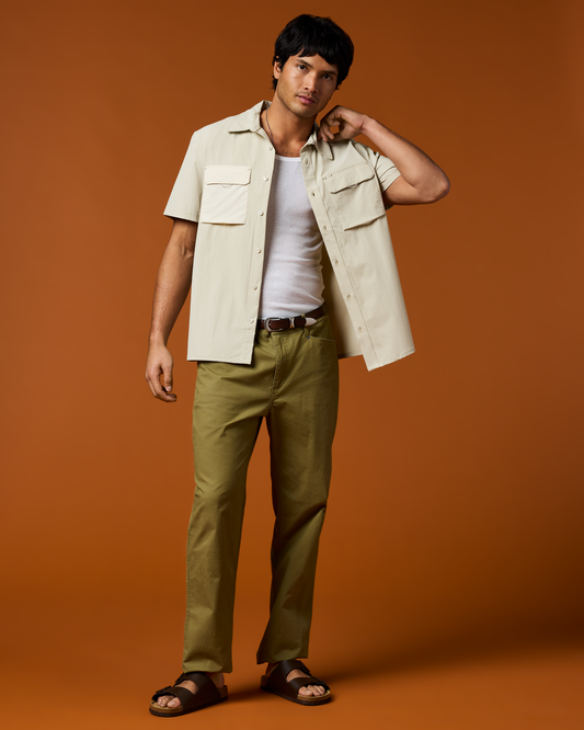 Solta Short-Sleeve Sun Shirt - Men's - Mineral - US 5781
