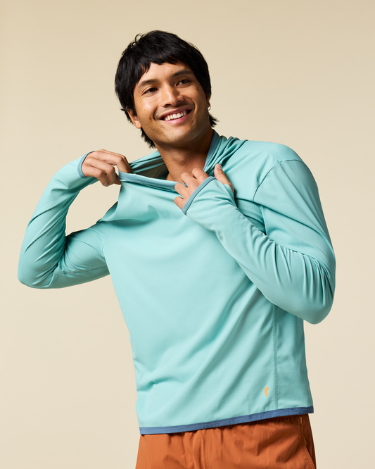 Sombra Sun Hoodie - Men's - Tide Pool - US 8574