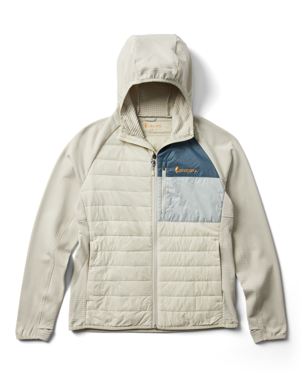 Acodo Hybrid Hooded Jacket - Women's - Chalk/Mineral - US 7182