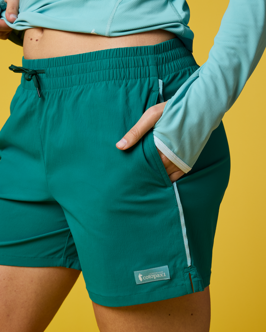 Brinco 5" Short - Solid - Women's - Malachite - US 5751