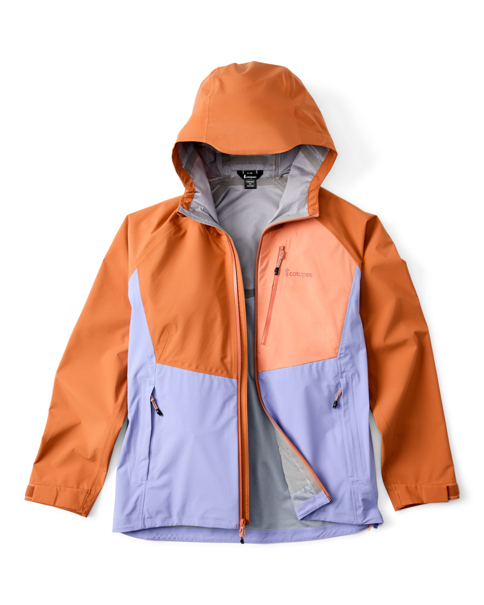 Impermeo 3L Hooded Shell Jacket - Women's - Whiskey/Aster - US 3259