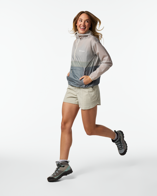 Teca Half-Zip Windbreaker - Women's - Looks Like Rain - US 6235
