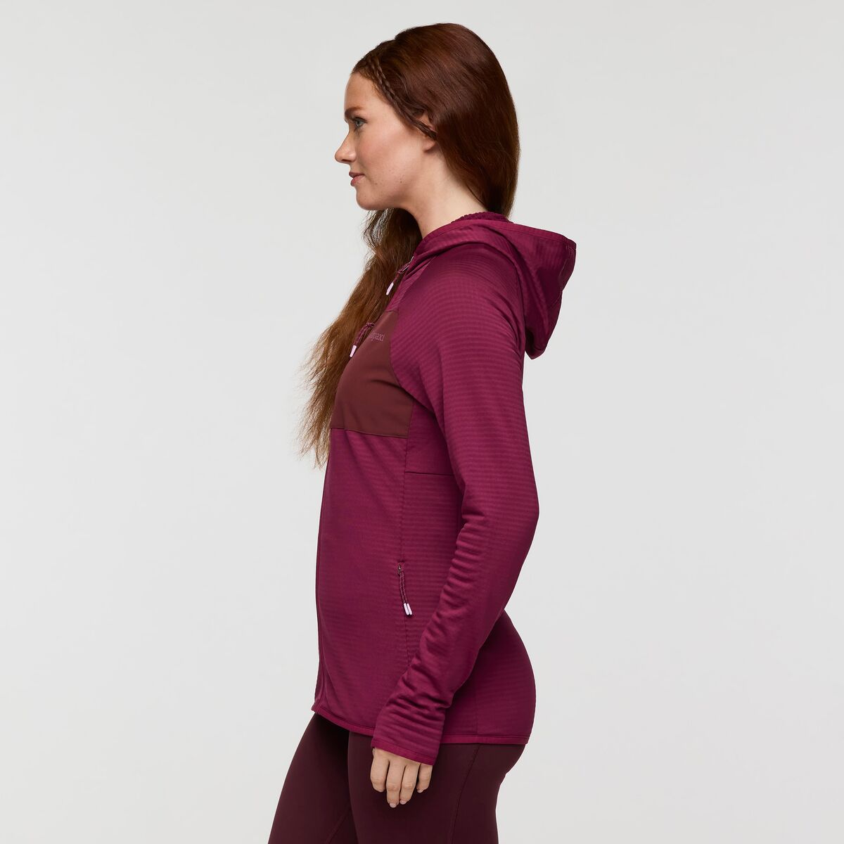 Otero Fleece Full-Zip Hooded Jacket - Women's - Blue Smoke - US 7041