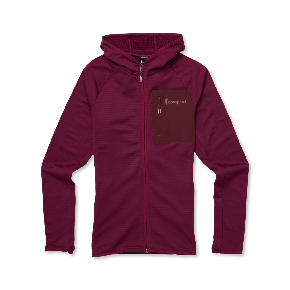 Otero Fleece Full-Zip Hooded Jacket - Women's - Blue Smoke - US 7041