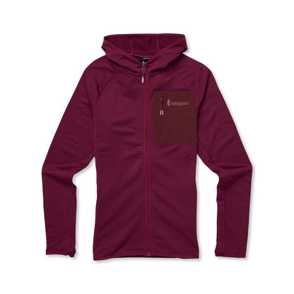 Otero Fleece Full-Zip Hooded Jacket - Women's - Blue Smoke - US 7041