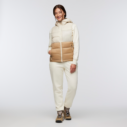 Fuego Max Down Vest - Women's - Cream/Khaki - US 1273