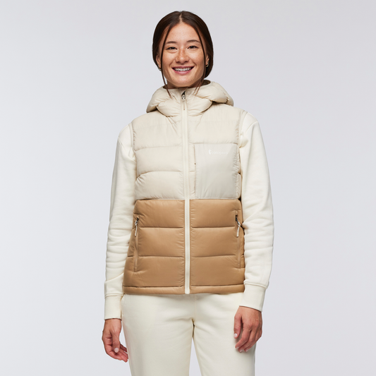 Fuego Max Down Vest - Women's - Cream/Khaki - US 1273