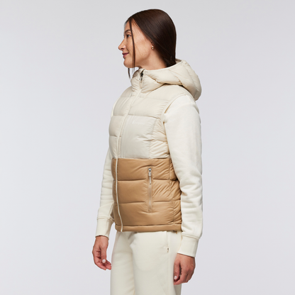 Fuego Max Down Vest - Women's - Cream/Khaki - US 1273