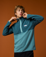 Amado Fleece Pullover - Men's - Ocean/Everglade - US 4507