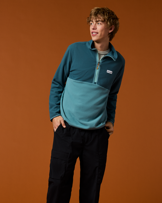 Amado Fleece Pullover - Men's - Ocean/Everglade - US 4507