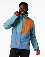 Impermeo 3L Hooded Shell Jacket - Men's - Everglade/Steel Blue - US 6631