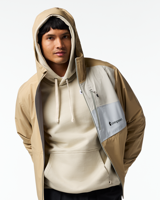 Impermeo 3L Hooded Shell Jacket - Men's - Khaki - US 5446