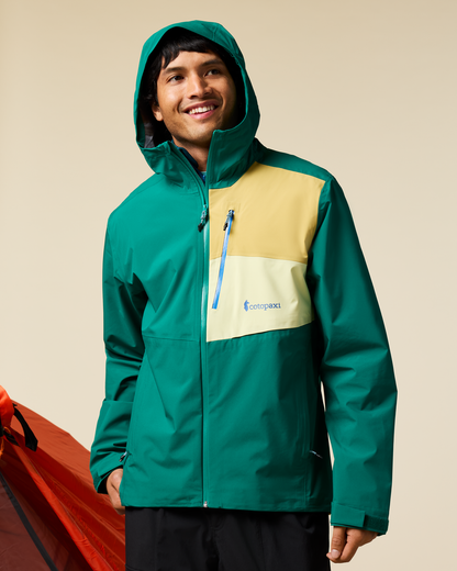Impermeo 3L Hooded Shell Jacket - Men's - Malachite - US 5058