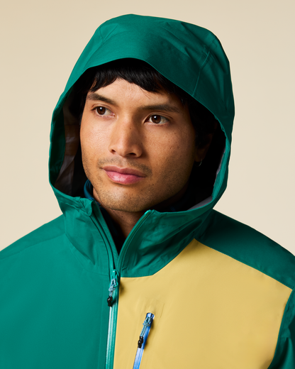 Impermeo 3L Hooded Shell Jacket - Men's - Malachite - US 5058