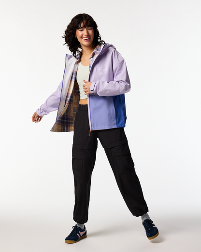 Cielo Rain Jacket - Women's - Moonbeam/Aster - US 8909