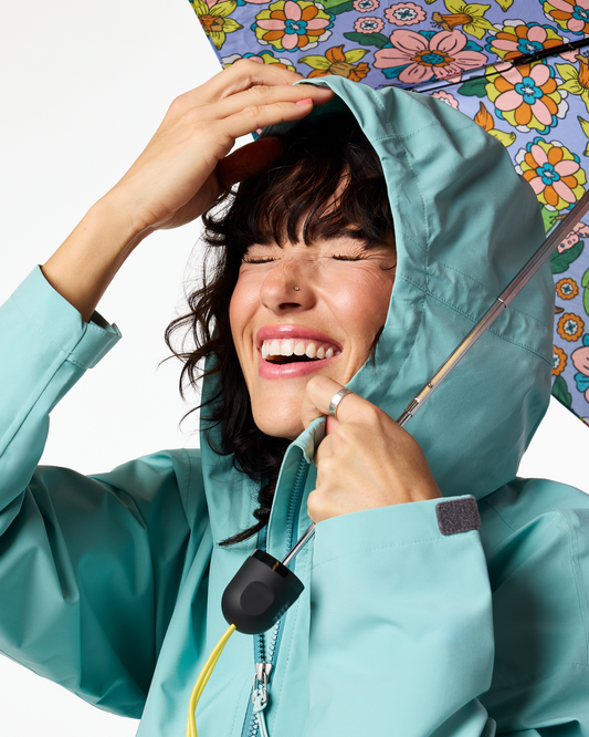 Cielo Rain Jacket - Women's - Tide Pool/Surf - US 5488