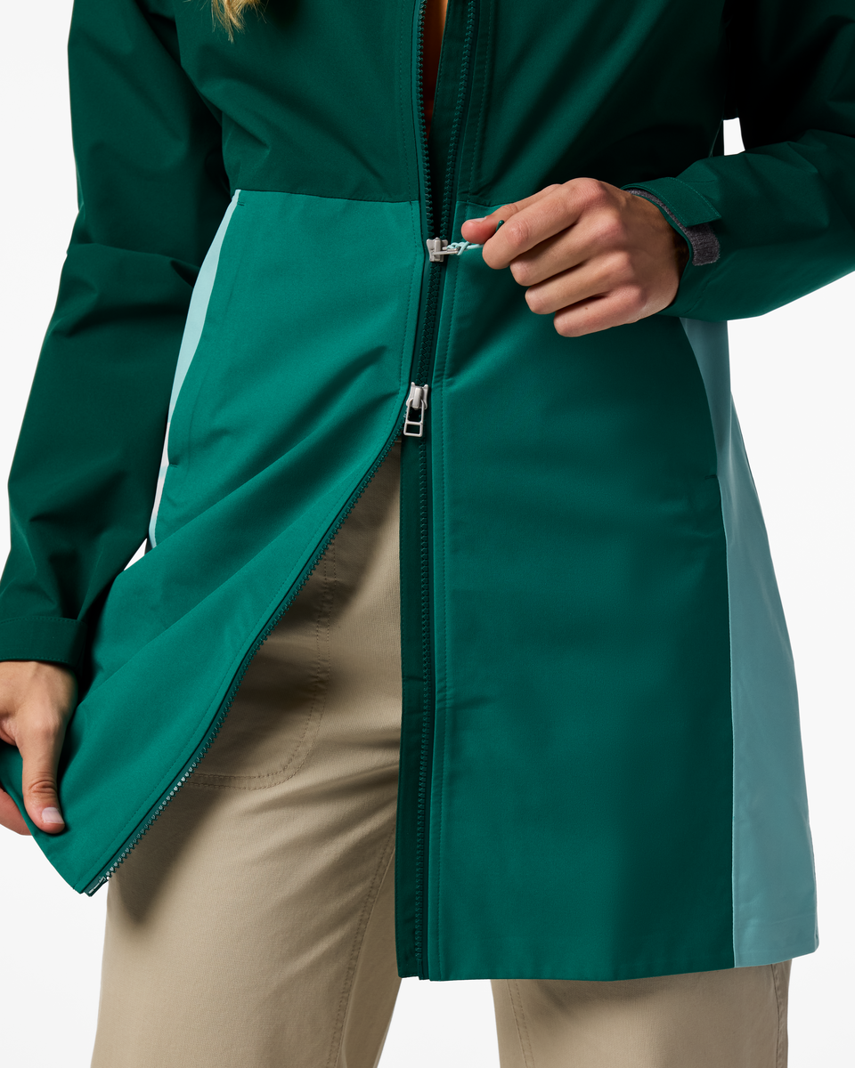 Cielo Rain Trench - Women's - Kale/Malachite - US 4812