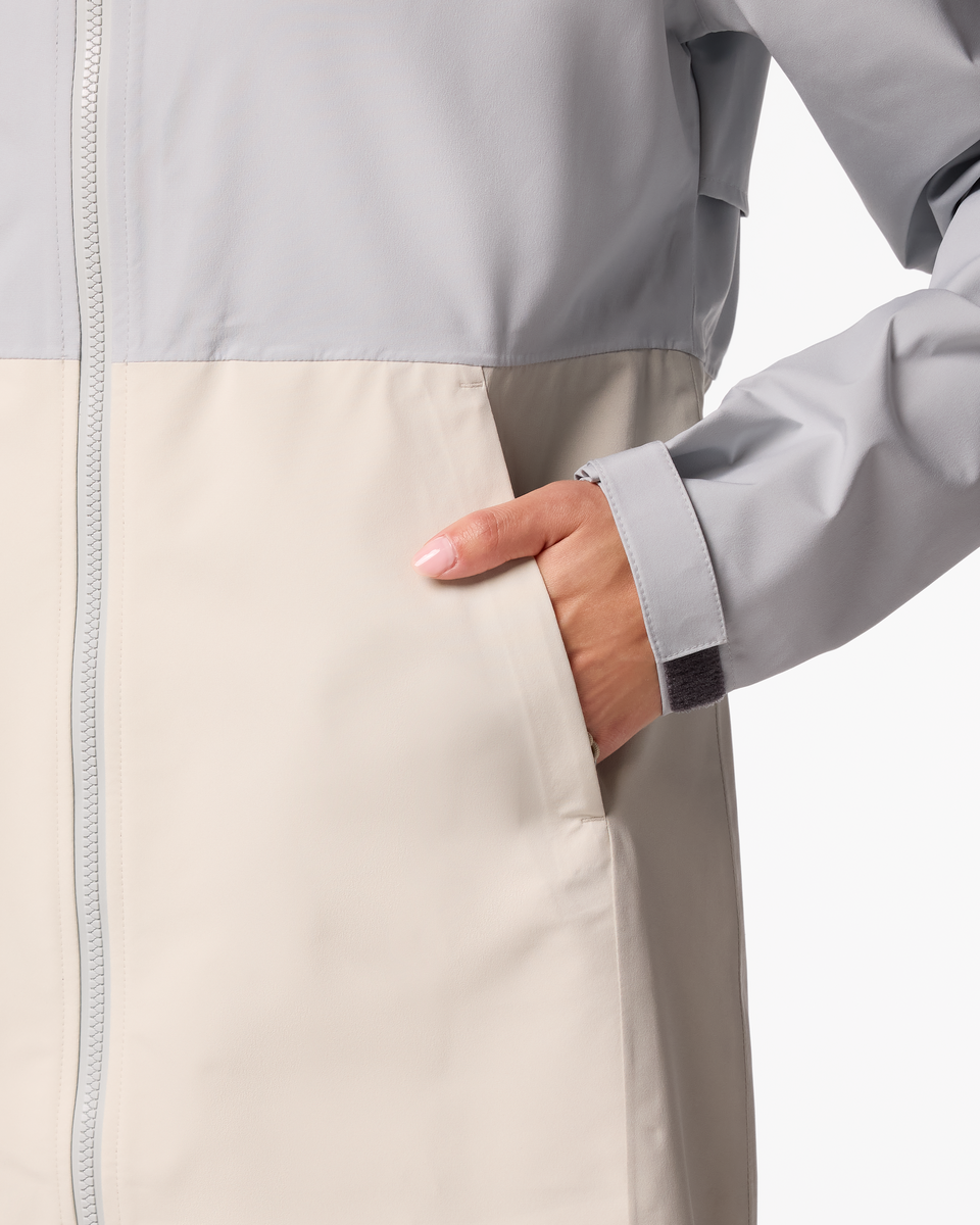 Cielo Rain Trench - Women's - Vapor/Chalk - US 4685