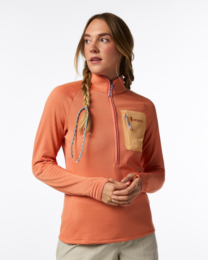 Otero Fleece Half-Zip Pullover - Women's - Grapefruit - US 7814