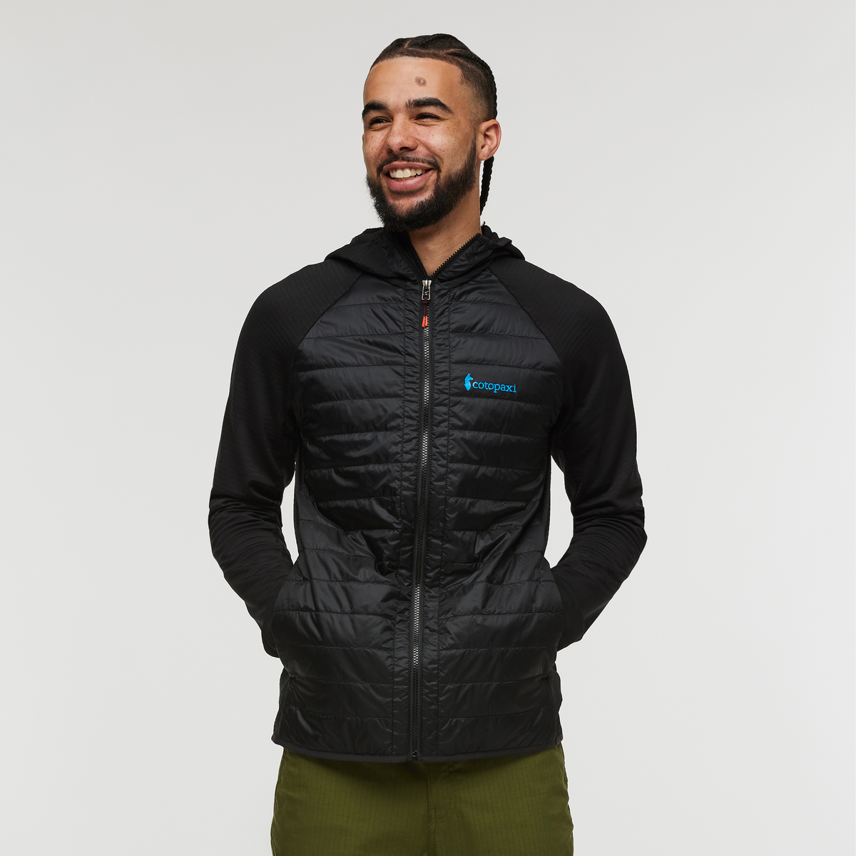 Capa Hybrid Insulated Hooded Jacket - Men's - Cotopaxi Black - US 1333