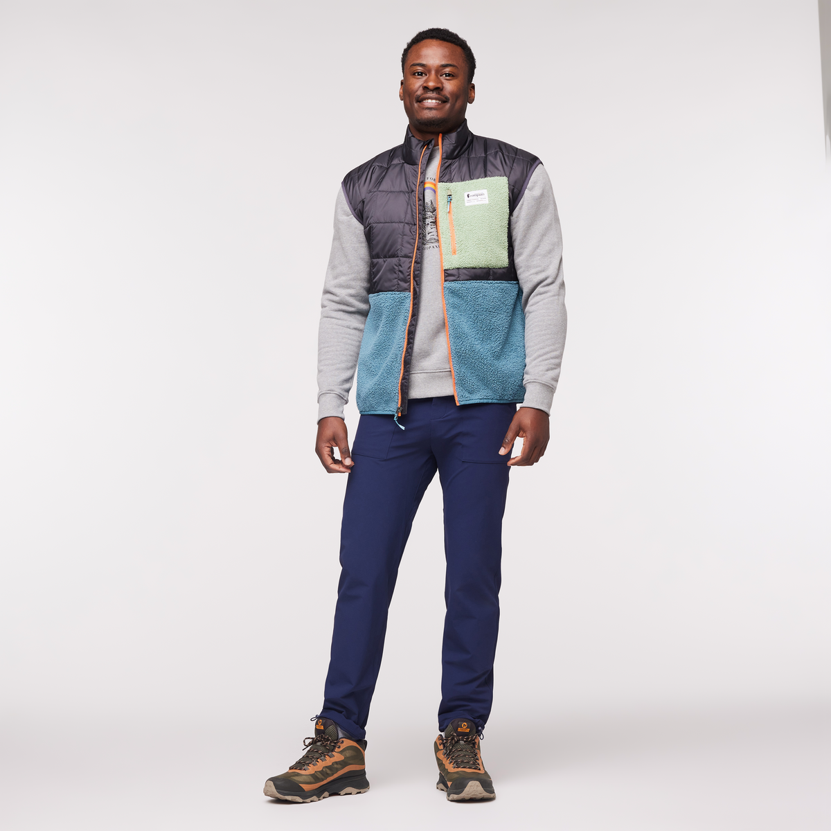 Trico Hybrid Vest - Men's - Graphite/Blue Spruce - US 7567