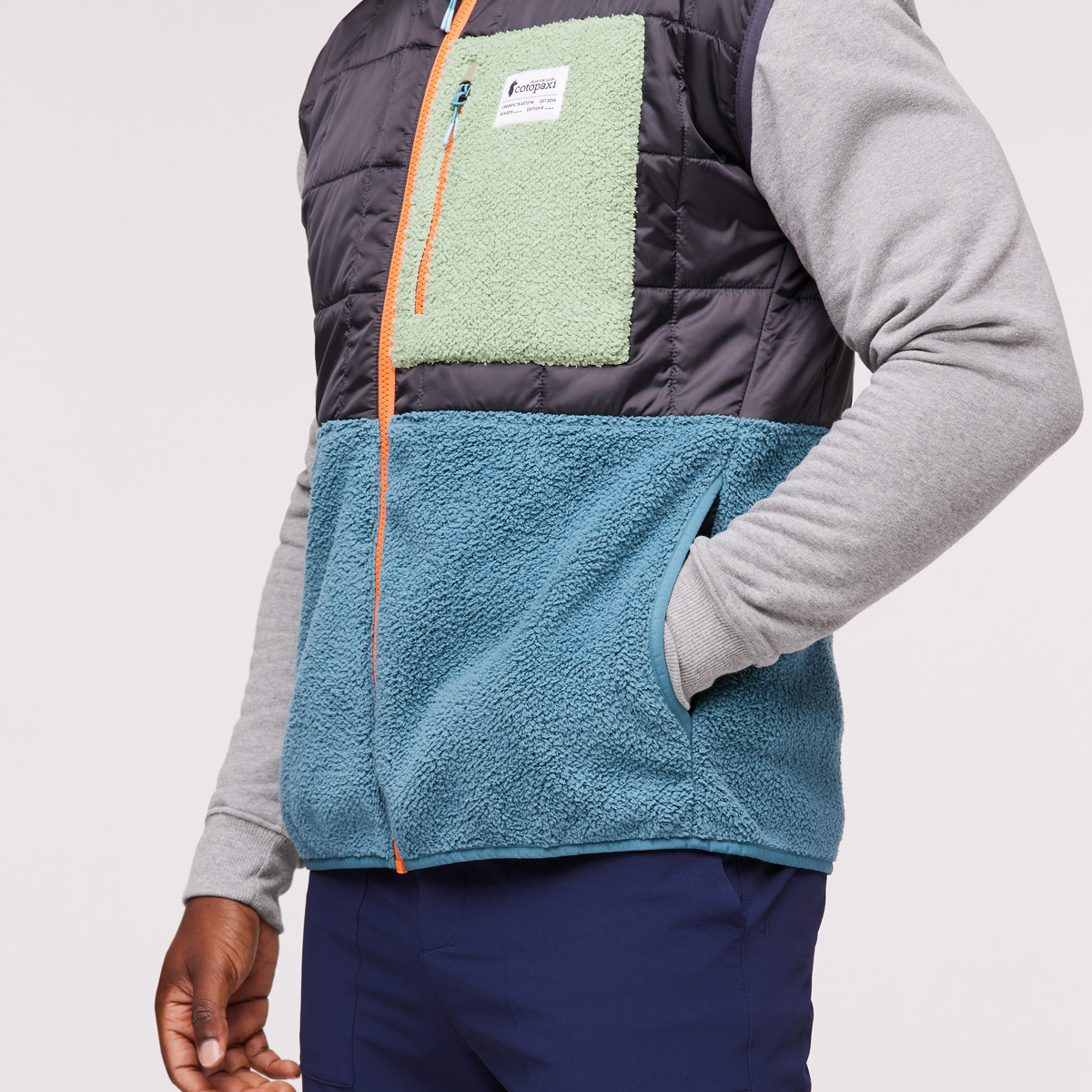 Trico Hybrid Vest - Men's - Graphite/Blue Spruce - US 7567