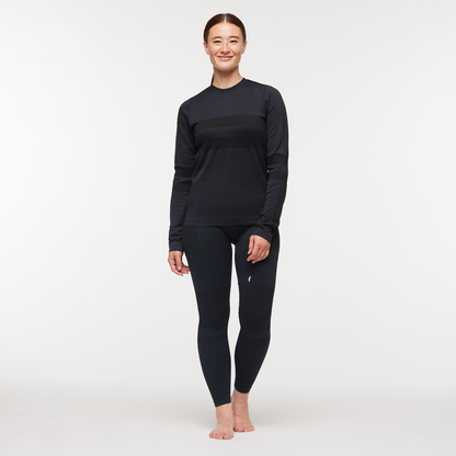 Debajo Seamless Baselayer Crew - Women's - Cotopaxi Black - US 7100