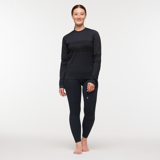 Debajo Seamless Baselayer Crew - Women's - Cotopaxi Black - US 7100