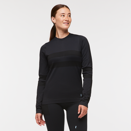 Debajo Seamless Baselayer Crew - Women's - Cotopaxi Black - US 7100