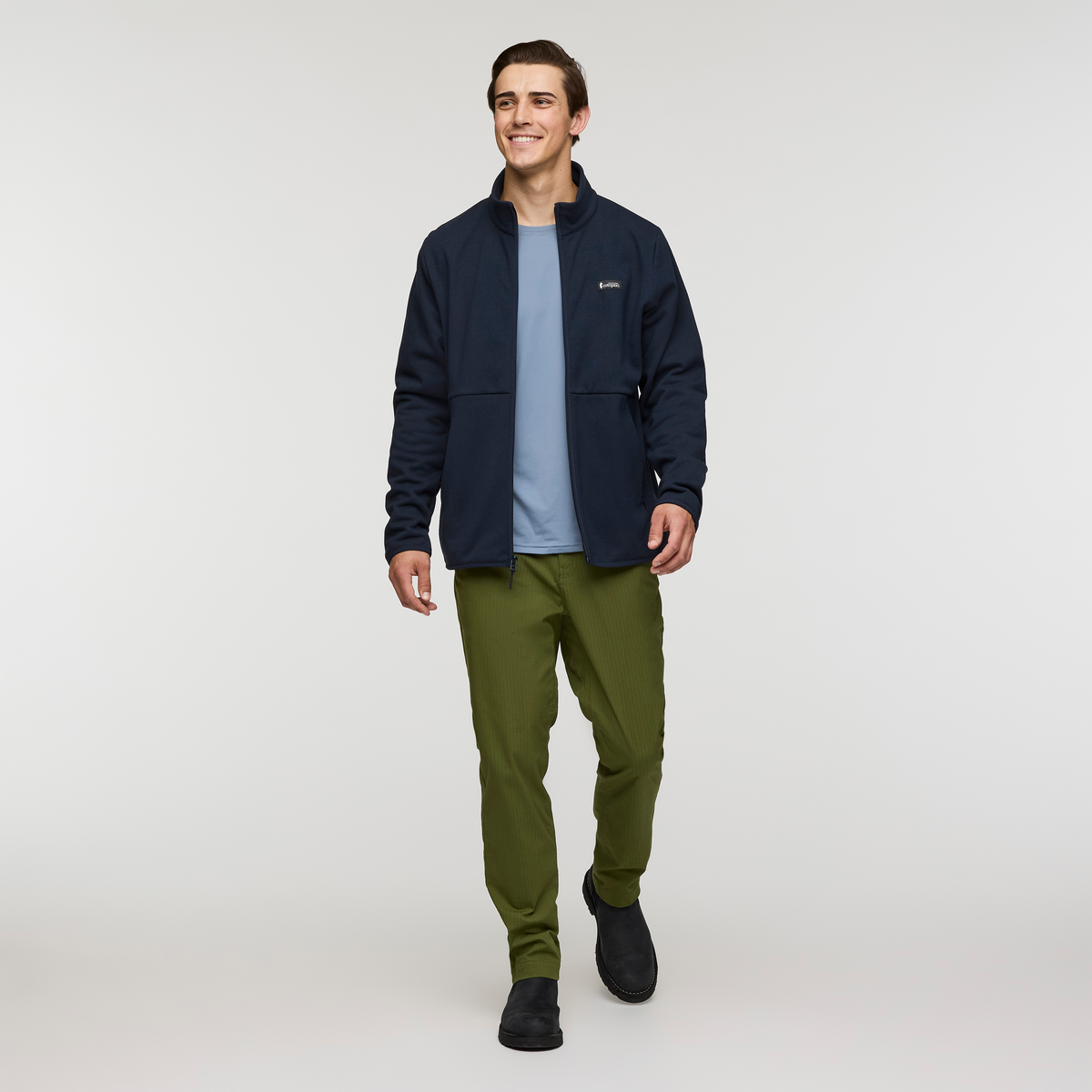 Envo Fleece Full-Zip Jacket - Men's - Heather Carbon - US 6262