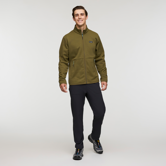 Envo Fleece Full-Zip Jacket - Men's - Heather Live Oak - US 9857