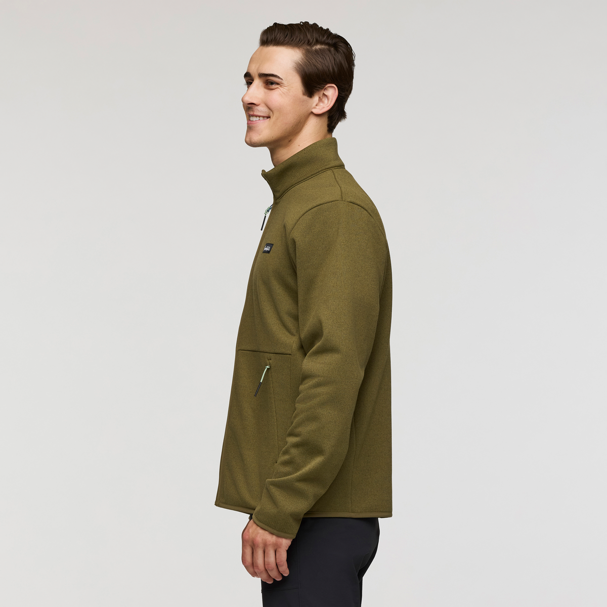 Envo Fleece Full-Zip Jacket - Men's - Heather Live Oak - US 9857