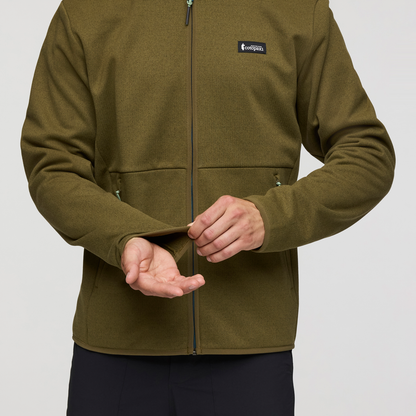 Envo Fleece Full-Zip Jacket - Men's - Heather Live Oak - US 9857