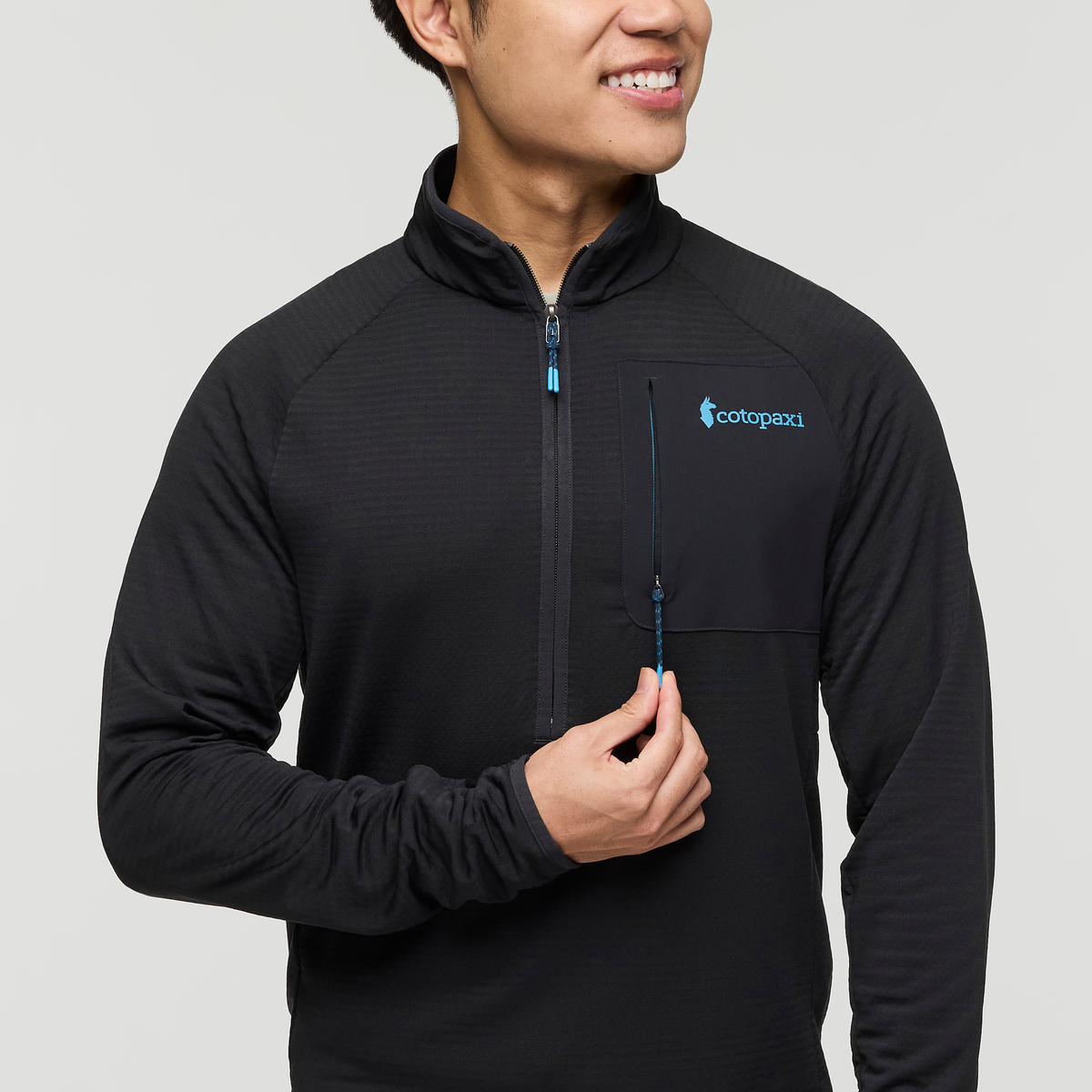 Otero Fleece Half-Zip Pullover - Men's - Cotopaxi Black - US 2168