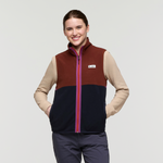 Amado Fleece Vest - Women's - Rusty/Carbon - US 4782