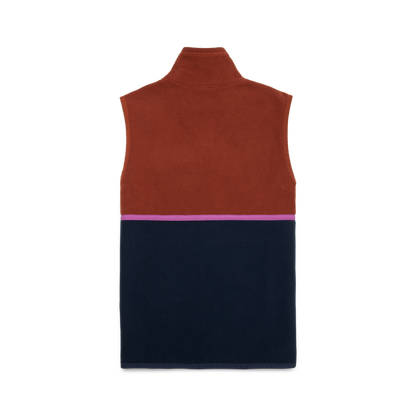 Amado Fleece Vest - Women's - Rusty/Carbon - US 4782