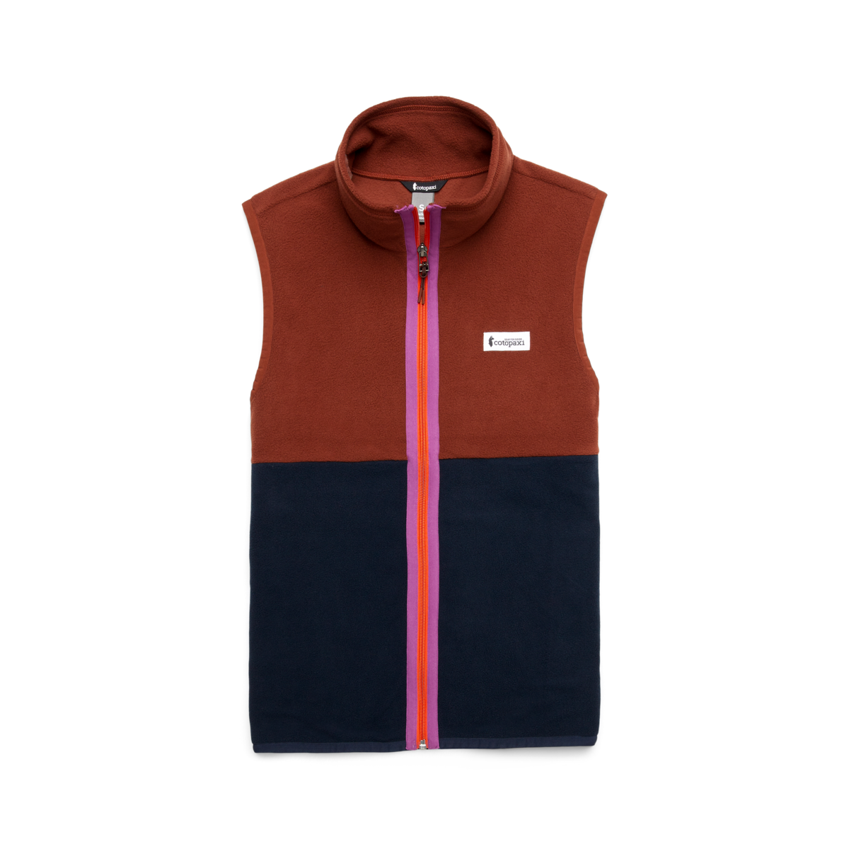 Amado Fleece Vest - Women's - Rusty/Carbon - US 4782